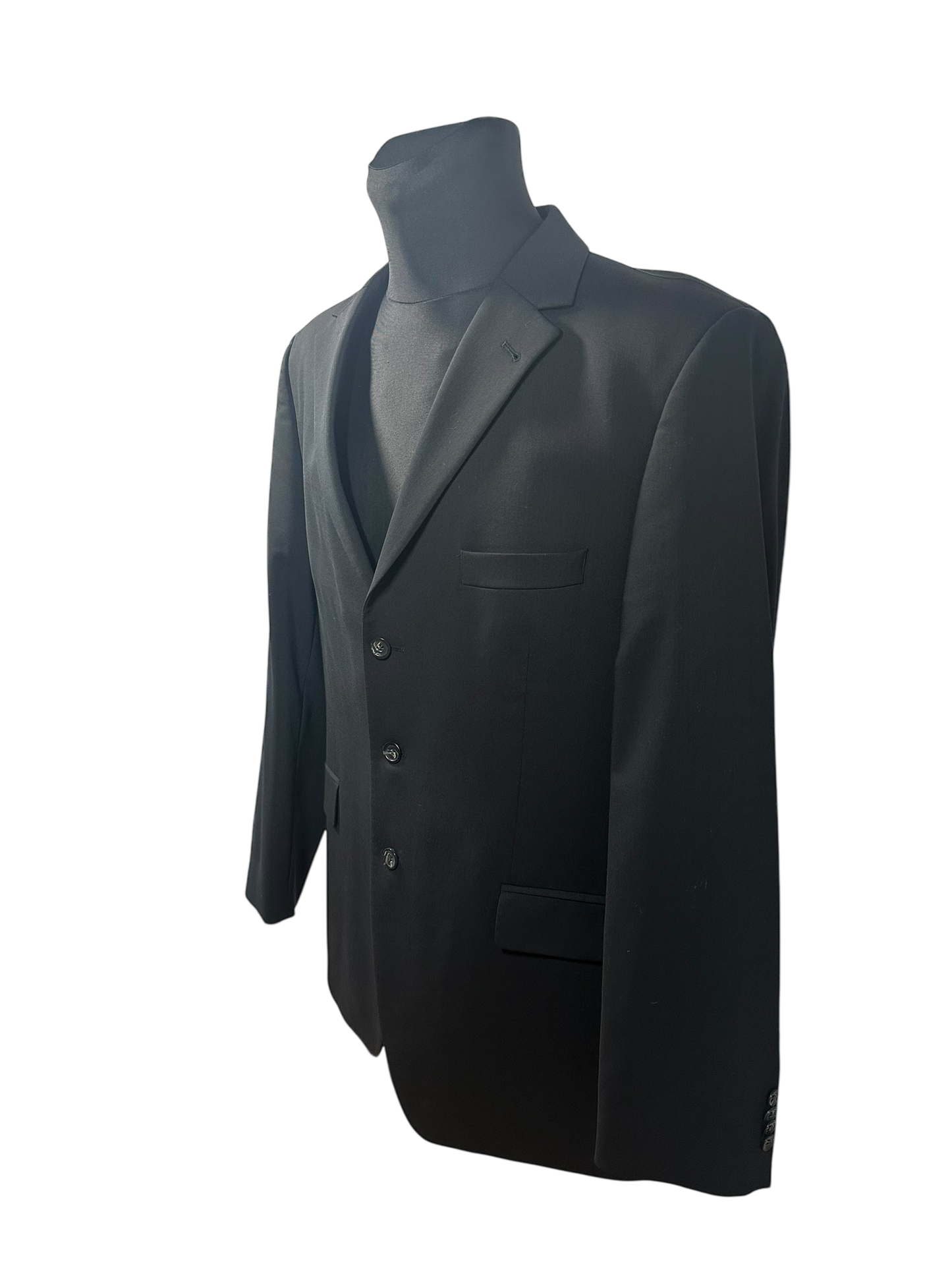 Kaiser Designs Sakko Gr. 50 Dunkelgrau Herren Sakko Cerruti 150s Schurwolle Italien