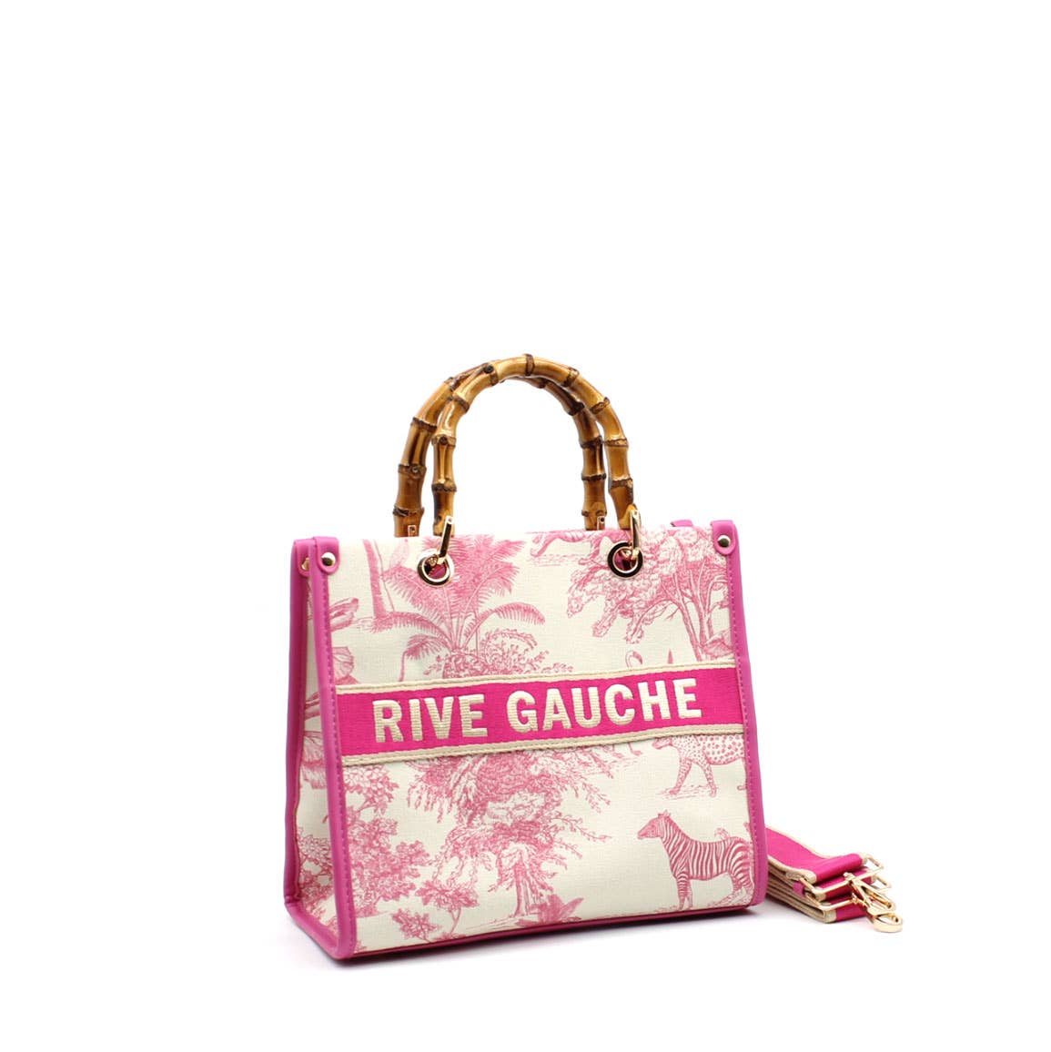 🌿 JUNGLE RIVE GAUCHE Cabas-Tasche aus Baumwolle  👜