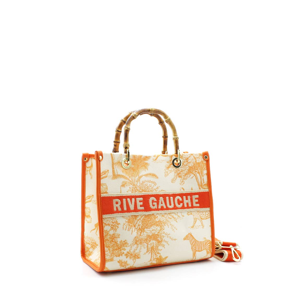 🌿 JUNGLE RIVE GAUCHE Cabas-Tasche aus Baumwolle  👜